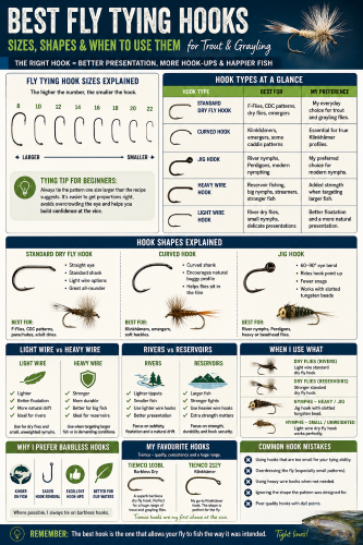 best fly fishing hook brands Best Fly Tying Hooks: Hook Sizes, Shapes and When to Use Them
