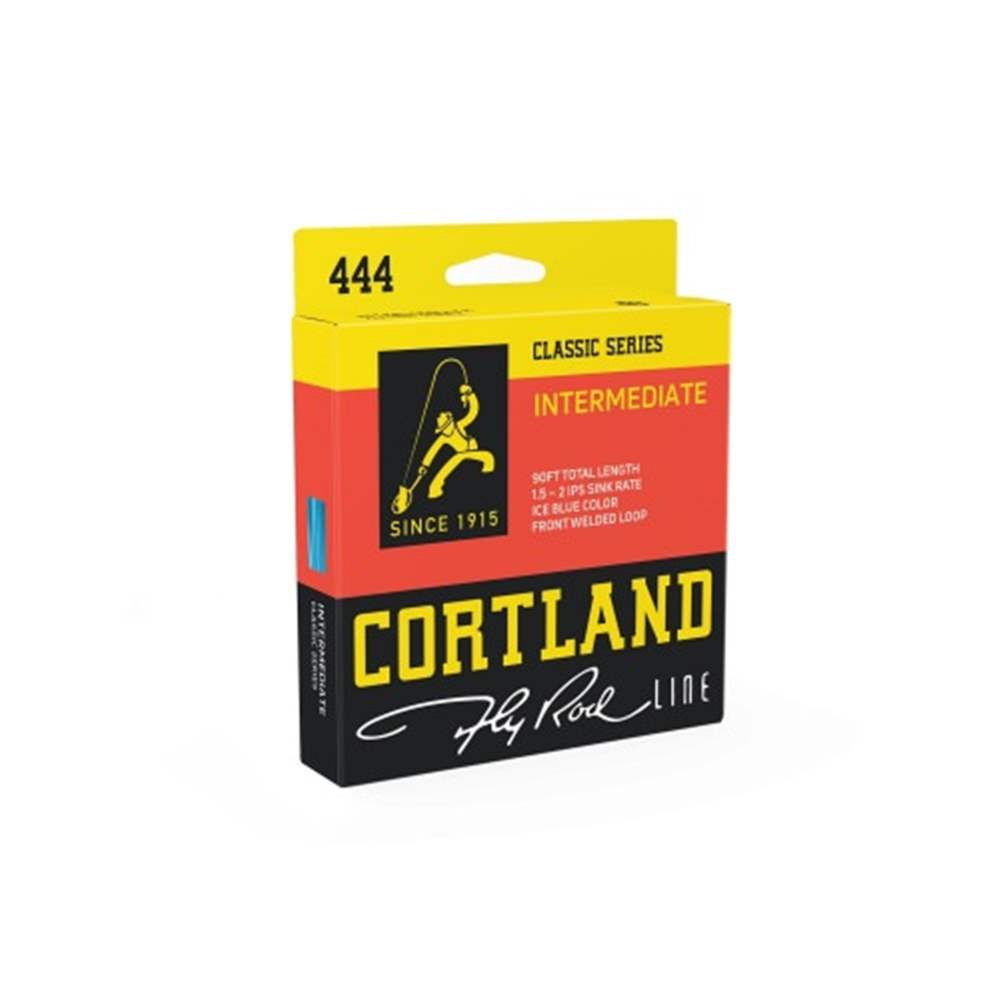 Cortland 444 Blue Intermediate (Weight Forward) Wf6I Fly Line Flyline for Trout & Grayling Flyfishing (Length 90ft / 27.4m)