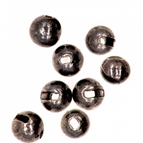 Semperfli Tungsten Slotted Beads 3.3mm (1/8 inch) Black Nickel