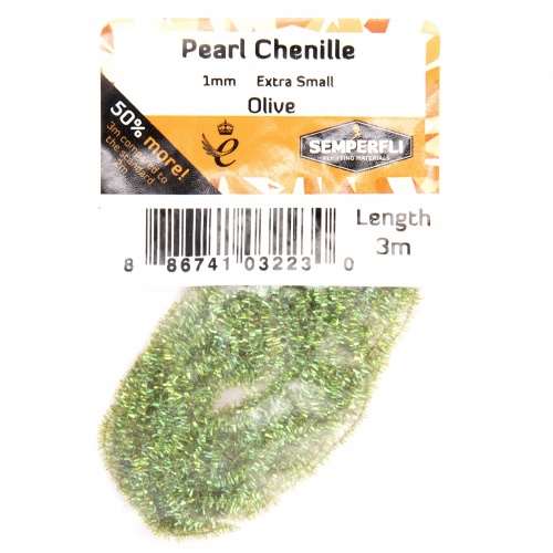 Semperfli Pearl Chenille 1mm Olive