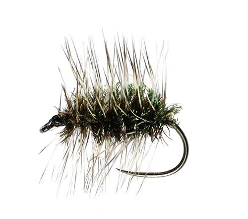 Caledonia Flies Griffiths Gnat Hackled Dry Barbless #14 Fishing Fly