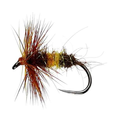 Caledonia Flies Caperer Hackled Dry Barbless #14 Fishing Fly
