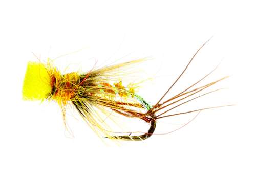 Caledonia Flies Sunburst Hopper Popper #12 Fishing Fly