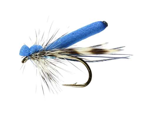 Caledonia Flies Mini Blue Damsel #10 Fishing Fly Barbed