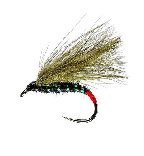 Caledonia Flies F. Wing Black Cdc Barbless #12 Fishing Fly