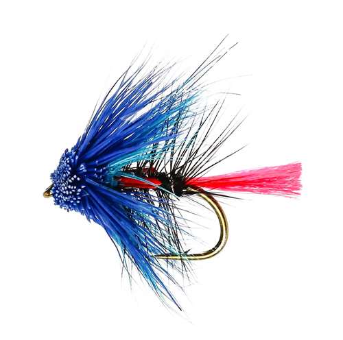 Caledonia Flies Muddler Blue Zulu #12 Fishing Fly Barbed Lure or Streamer Fly