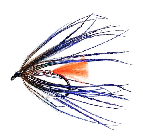 Caledonia Flies Silver Goats Toe Hackled Wet #10 Fishing Fly