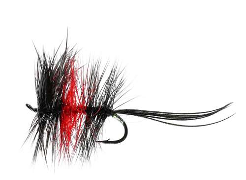 Caledonia Flies Bibio Dapping Fly #8 Fishing Fly Barbed Dry Fly