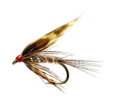 Caledonia Flies March Brown Winged Wet #12 Fishing Fly