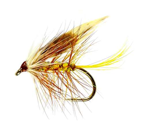 Caledonia Flies White Invicta Winged Wet #10 Fishing Fly