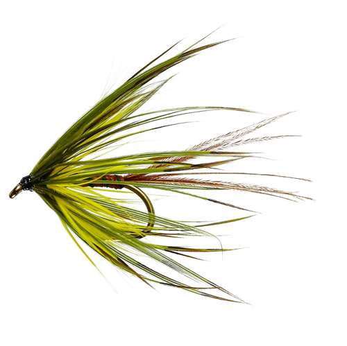 Caledonia Flies Green Mayfly Wet #10 Fishing Fly Barbed