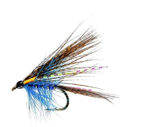 Caledonia Flies Teal Blue & Silver Dabbler #10 Fishing Fly