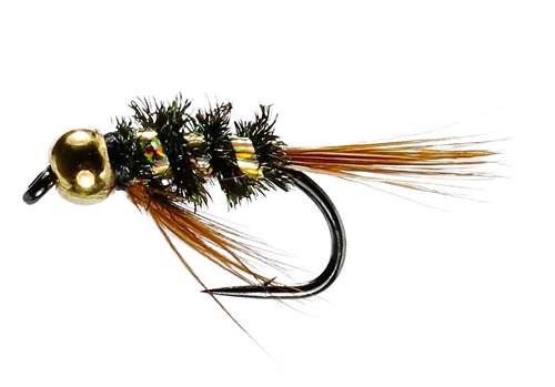 Caledonia Flies Gold Bead Diawl Bach #12 Fishing Fly