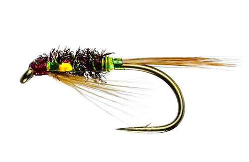 Caledonia Flies Olive Diawl Bach (Unweighted) #10 Fishing Fly