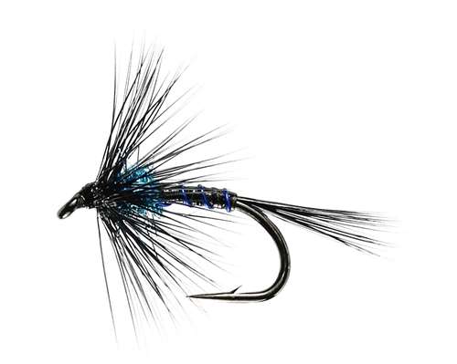 Caledonia Flies Blue Quill Cruncher (Unweighted) Barbless #12 Fishing Fly