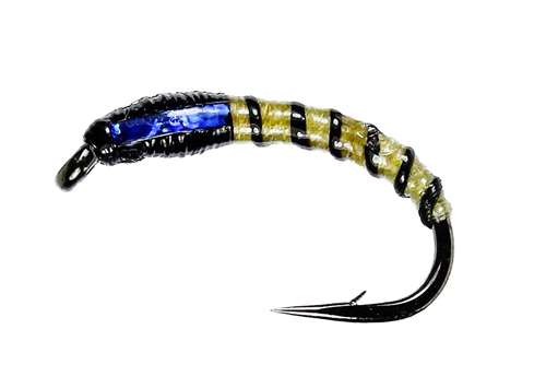 Caledonia Flies Uv Owl Buzzer #12 Fishing Fly Barbed Buzzer or Chironomid Fly