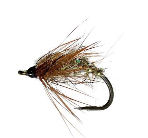 Caledonia Flies Hare's Ear Buzzer Barbless #12 Fishing Fly
