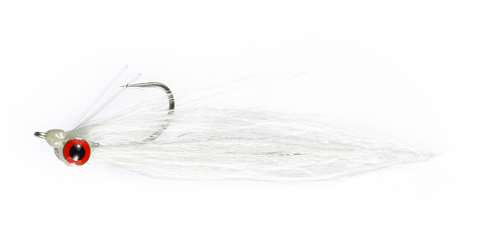 Caledonia Flies Saltwater Ufo White Clouser #4 Fishing Fly