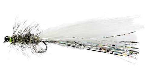 Caledonia Flies Humungous White Long Shank #10 Fishing Fly
