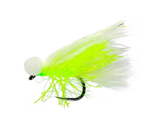 Caledonia Flies White Cat Booby Barbless #14 Fishing Fly