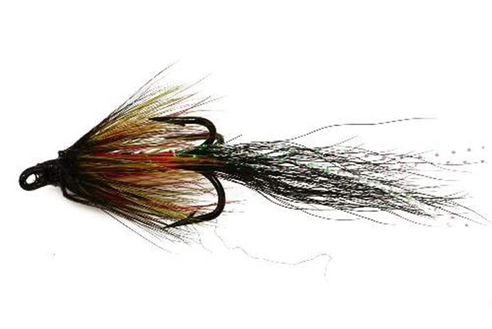 The Essential Fly Allys Shrimp Black (Treble Hook) Fishing Fly #6
