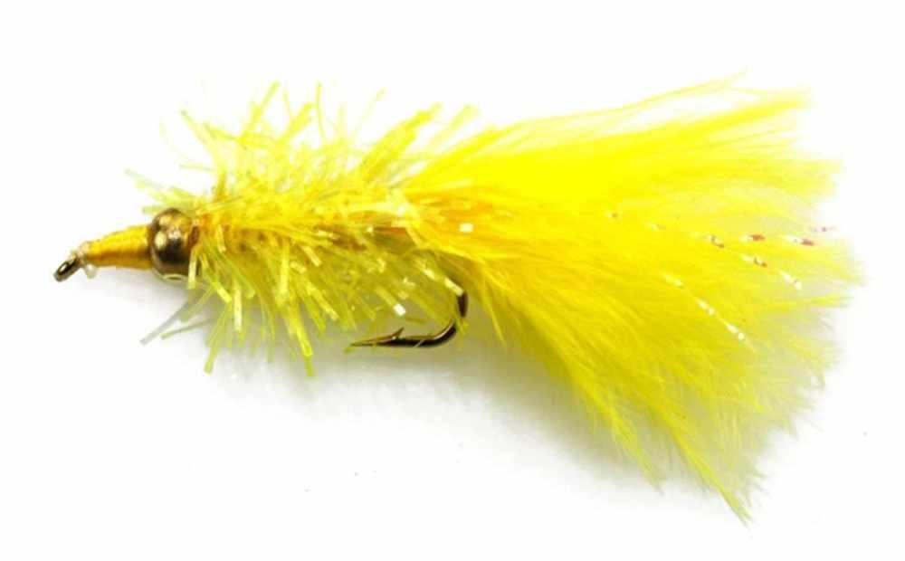 Fritz Bead Head (BH) Nomad Yellow Lure / Streamer