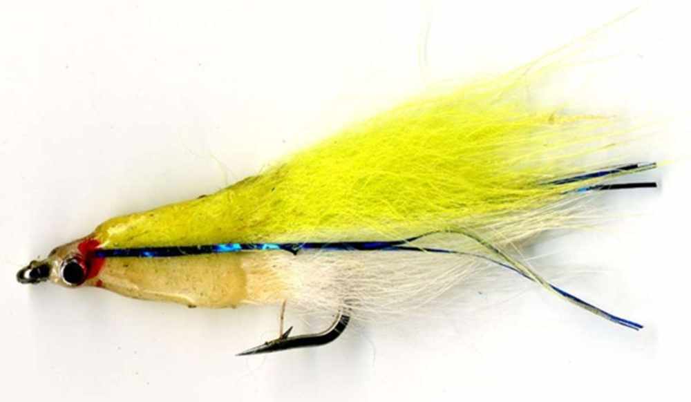 EeZeey Sand Eel Chartreause & White