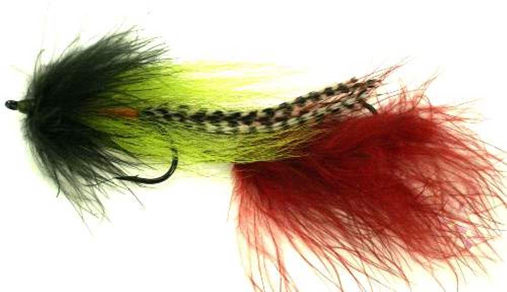 The Essential Fly Tandem Marabou / Buck Tail Pike Streamer Fishing Fly