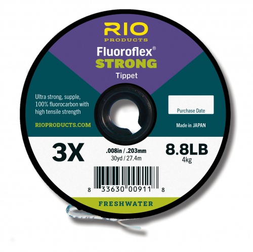 Rio Products Fluoroflex Strong Tippet 100Lb For Fly Fishing (Length 30 Yds / 27.4m)
