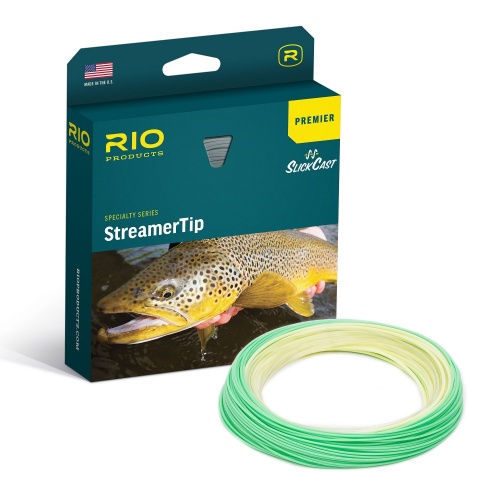 Rio Products Premier Streamertip Black / Yellow / Pale Green (Weight Forward) Wf5S6 Flyline (Length 100ft / 30m)