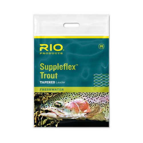 Rio Products Suppleflex Trout Leader 4X For Fly Fishing (Length 9ft / 2.75m)