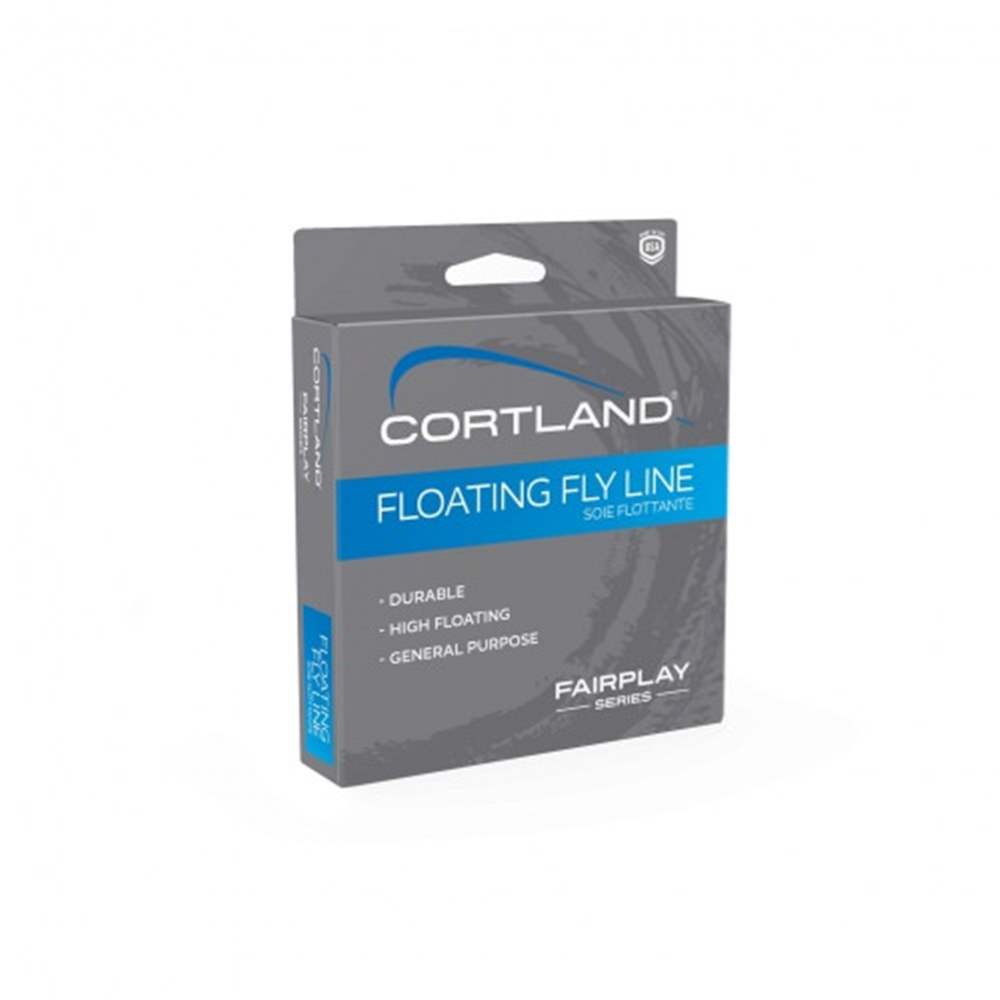 Cortland Fairplay Float Fly Line (Weight Forward) Wf7F Flyline for Trout & Grayling Flyfishing (Length 84ft / 25.7m)