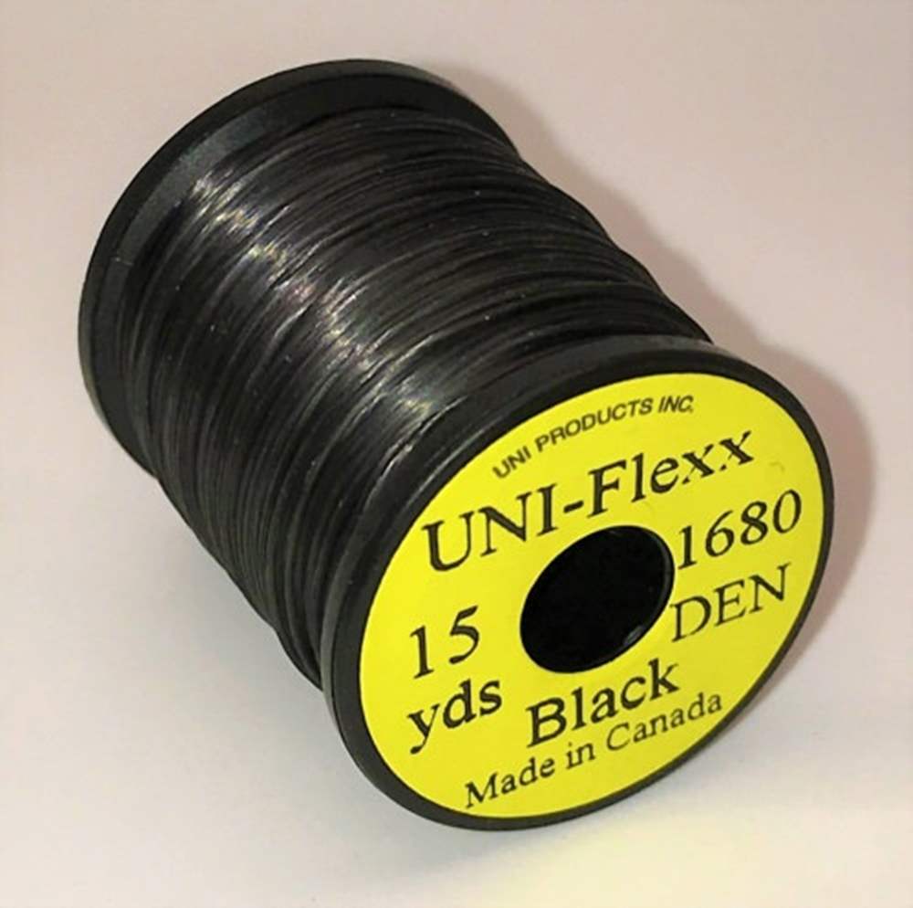 Uni Flexx Floss Black Fly Tying Materials (Product Length 15 Yds / 13.7m)
