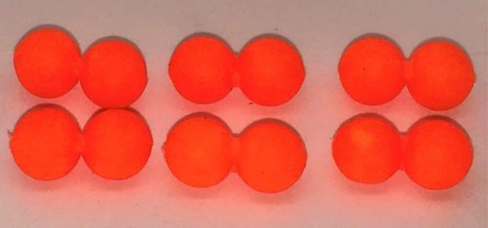Veniard Floozeyes 6mm Fluorescent Orange Fly Tying Materials