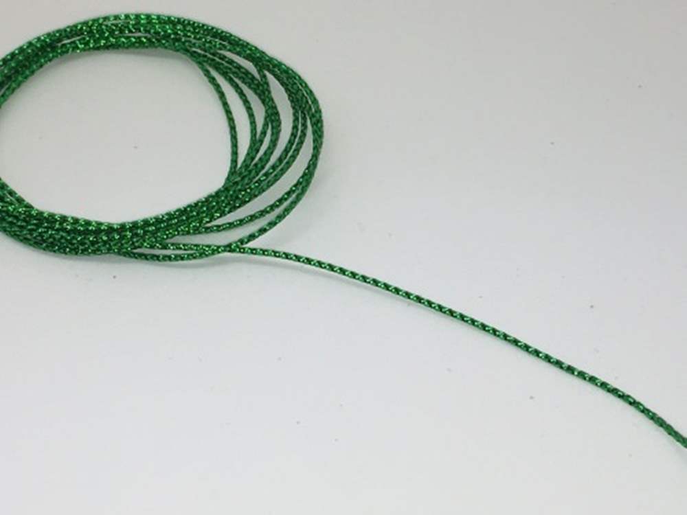 Veniard X-Rib Ultra-Fine Fine Mylar Braid (Piping) Green Fly Tying Materials