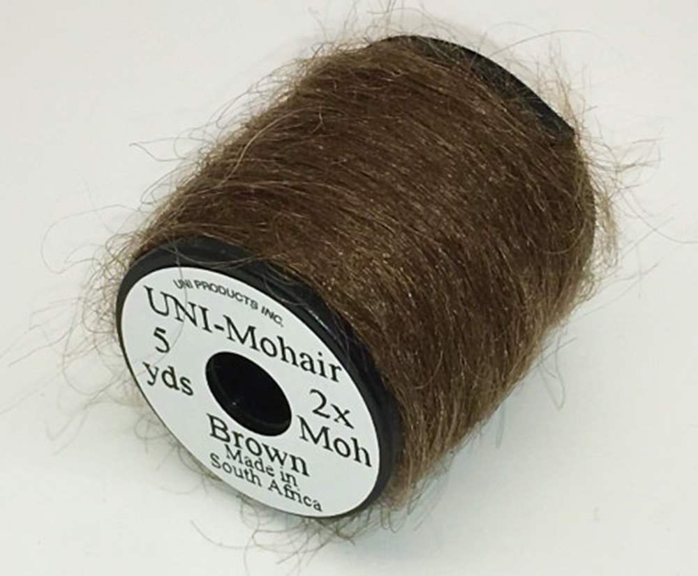 Uni Mohair Leech Yarn Brown Fly Tying Materials (Product Length 5.46 Yds / 5m)