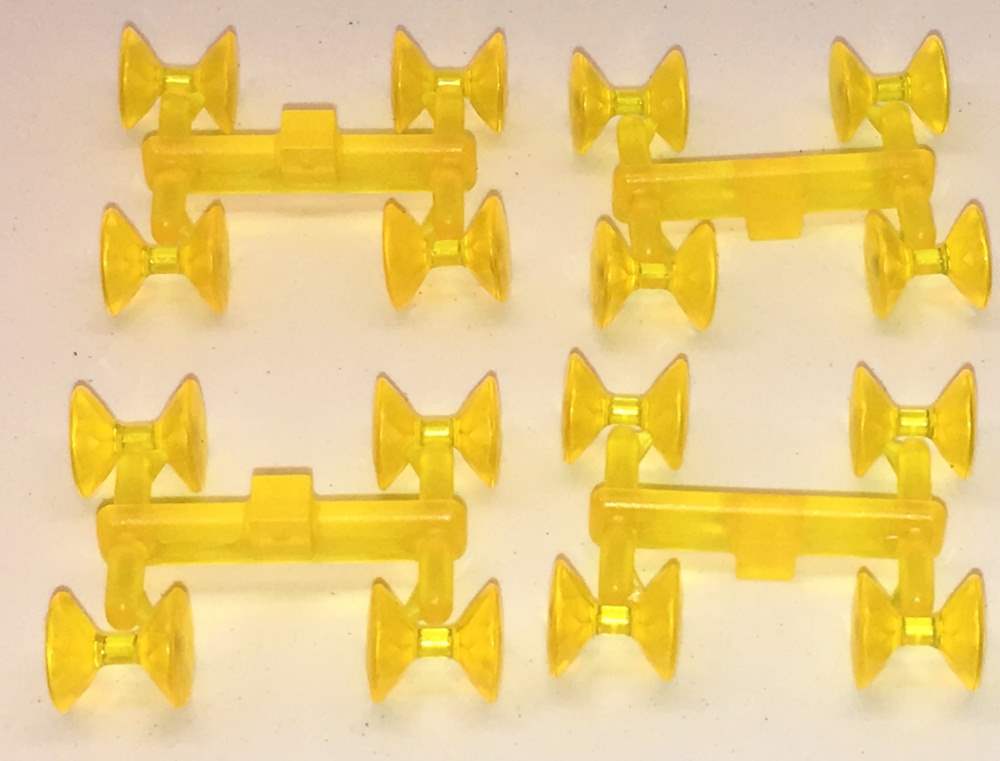 Veniard Diamond Fish Eyes 7mm Yellow Fly Tying Materials