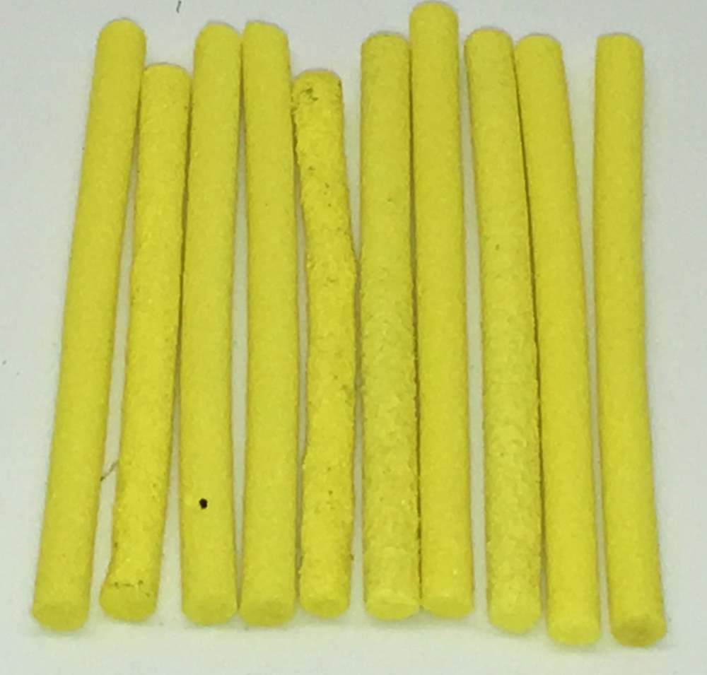 Veniard Foam Cylinders Medium 3.2mm Yellow Fly Tying Materials