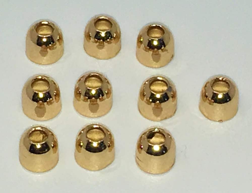 Veniard Scandinavian Tungsten Cone Heads 5X5mm Medium Gold Fly Tying Materials
