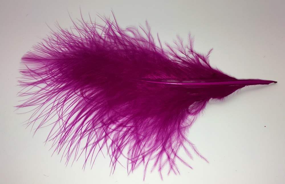 Veniard Turkey Marabou Feathers Light Claret Fly Tying Materials