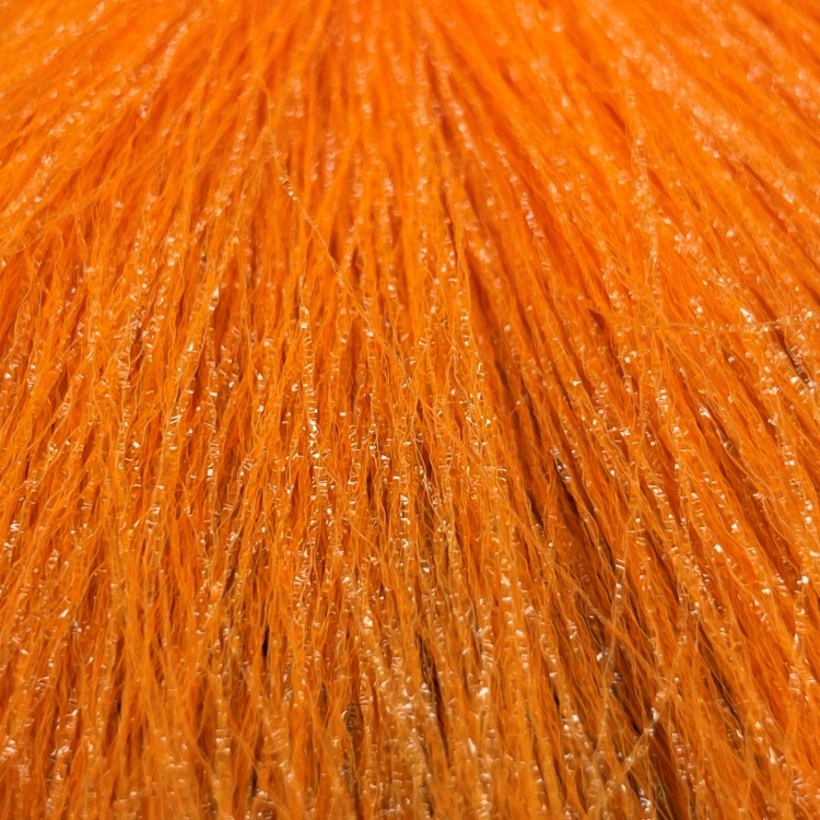 Lureflash Fluoroflash Orange Hanked Fly Tying Material