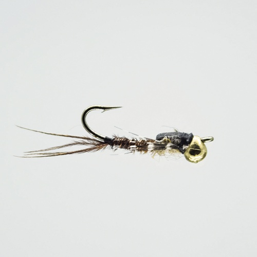 The Essential Fly Bidoz Off Bead Jig Gold Pheasant Tail Fishing Fly