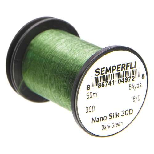 Semperfli Nano Silk 30D 18/0 Dark Green