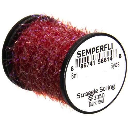 Semperfli Straggle String Dark Red
