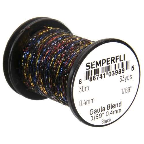 Semperfli 1/69'' Gaula Black Tinsel