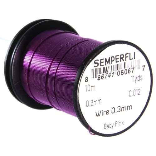 Semperfli Wire 0.3mm Baby Pink