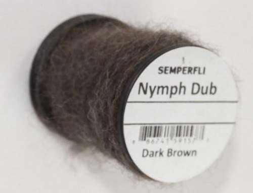Semperfli Nymph Dub Dark Brown Fly Tying Materials