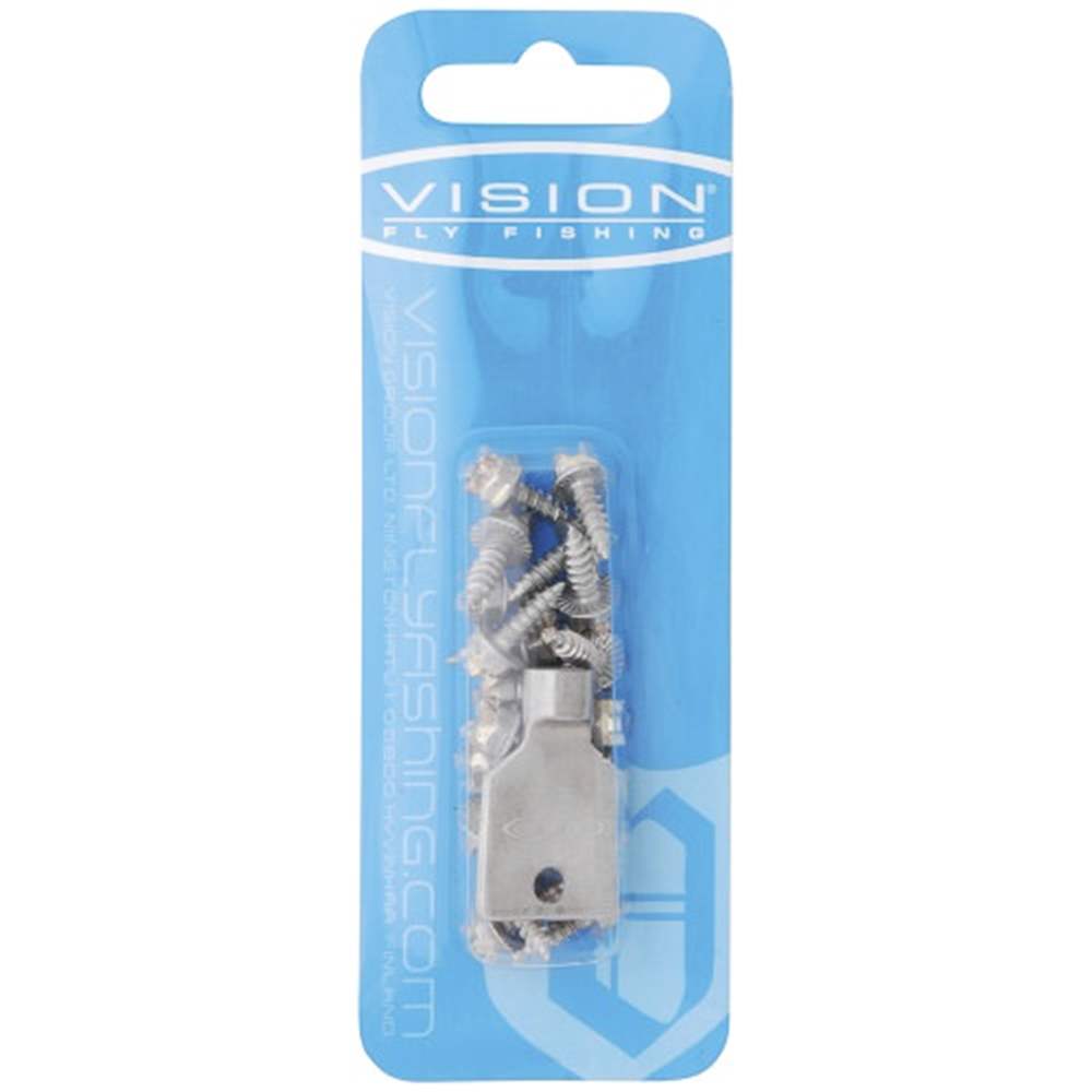 Vision Tungsten Studs 20 Studs & Tool For Fly Fishing