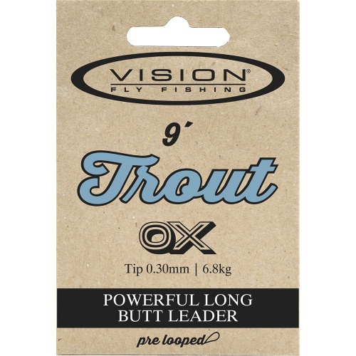 Vision Leader Trout 7.7Lb / 3.5Kg / 3X For Fly Fishing