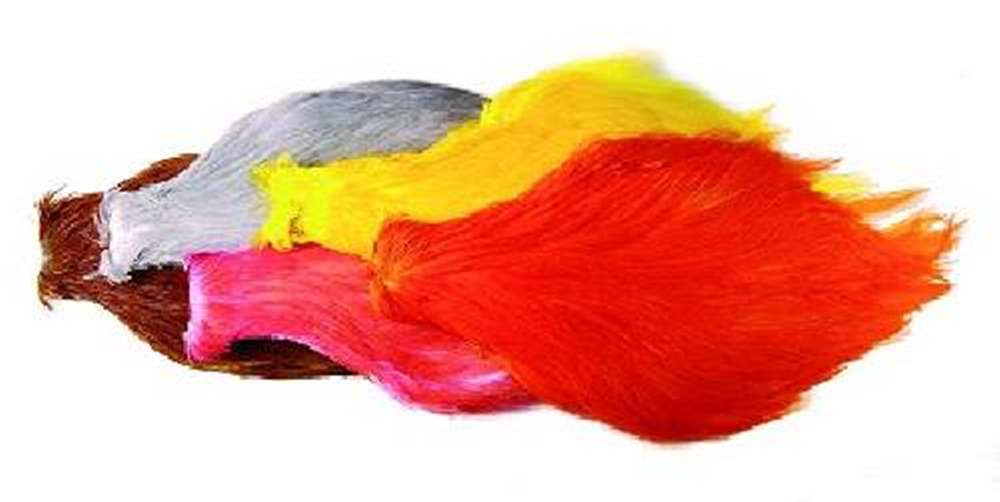 Veniard Chinese Cock Feather Neck Fluorescent Yellow Fly Tying Materials